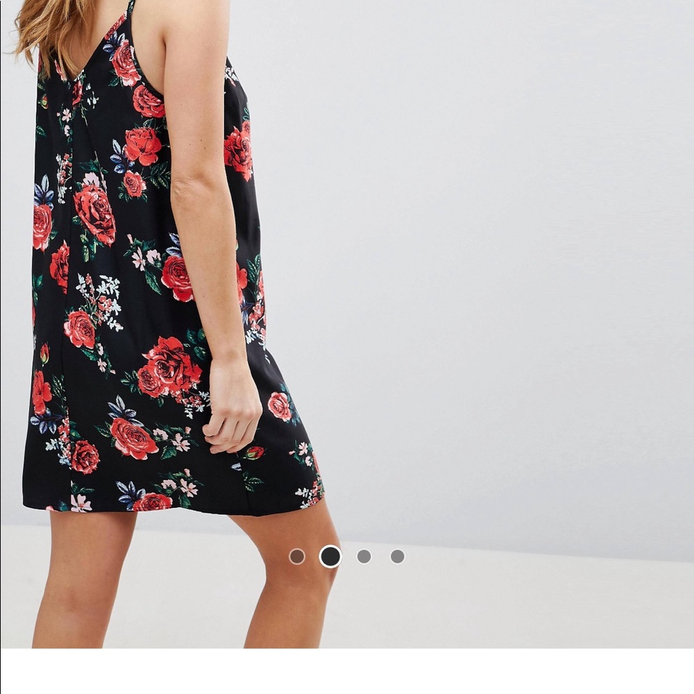 Rose Patterned Dress - Picture 3 of 3